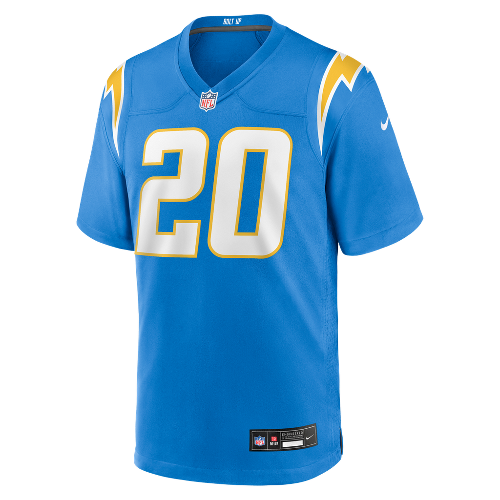 Cam Hart Los Angeles Chargers Nike Team Game Jersey -  Powder Blue