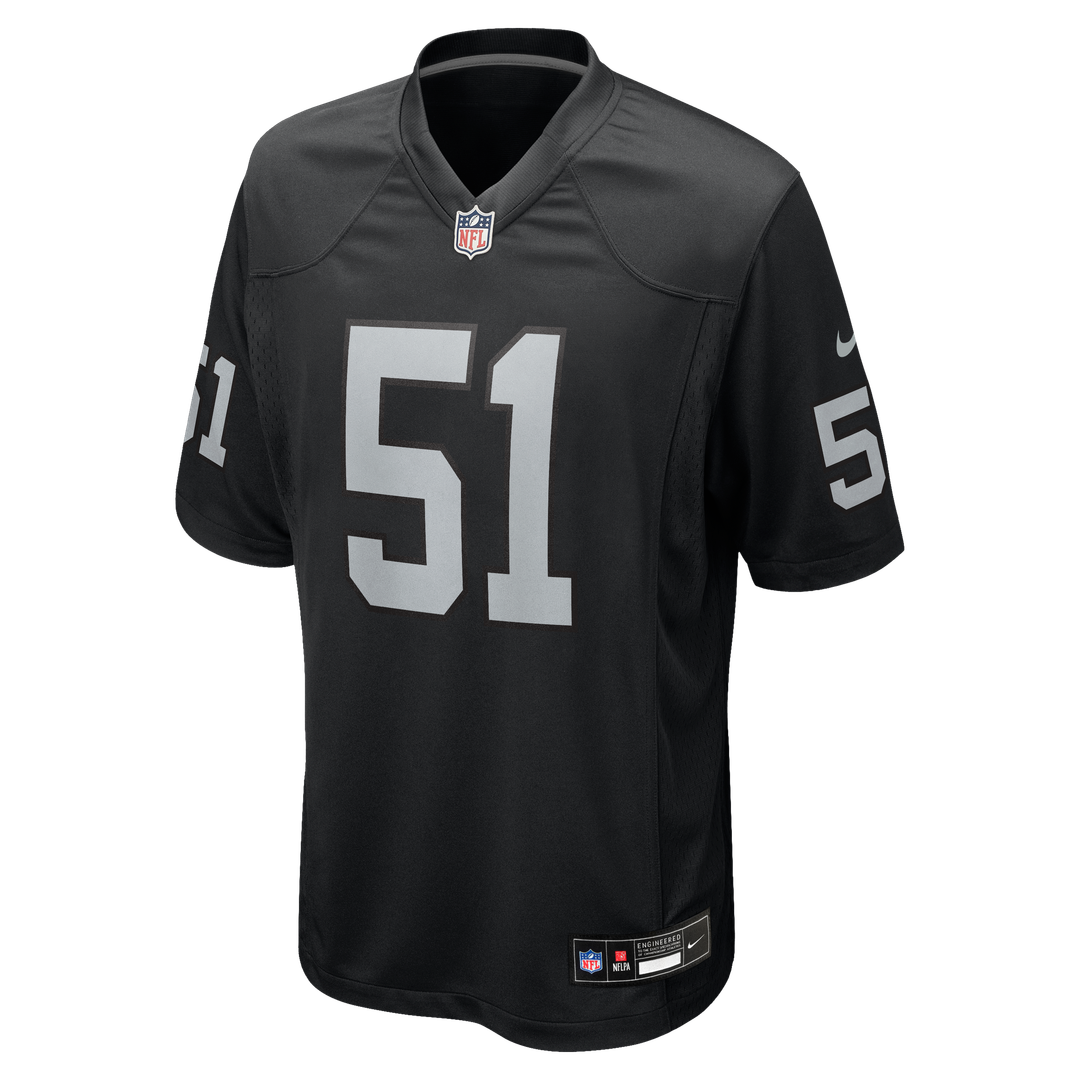 Malcolm Koonce Las Vegas Raiders Nike Game Jersey - Black