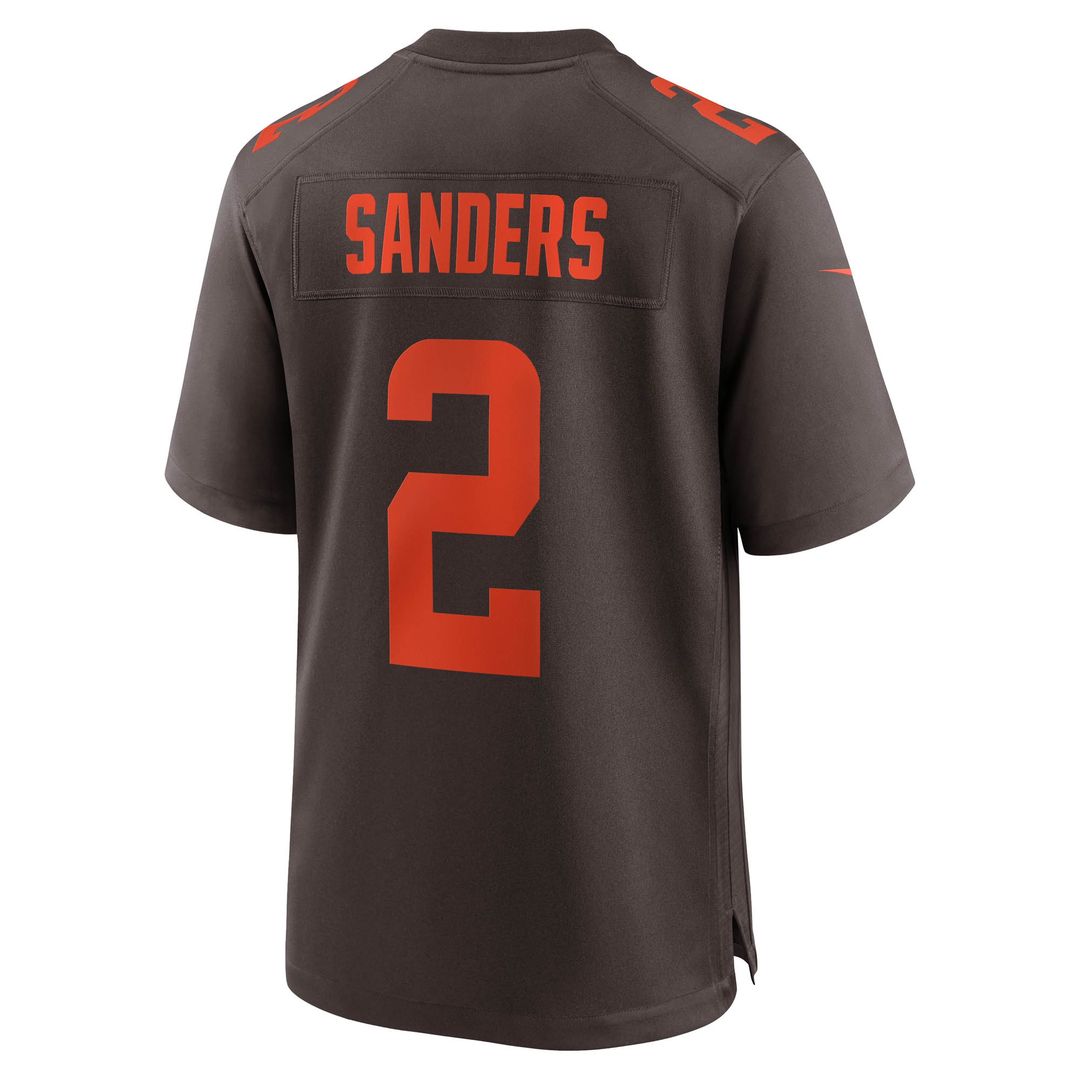 Shedeur Sanders Cleveland Browns Nike Alternate Game Jersey - Brown