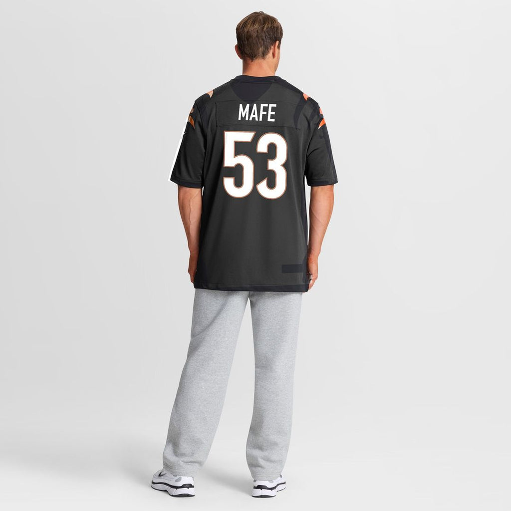 Boye Mafe Cincinnati Bengals Nike Team Game Jersey -  Black