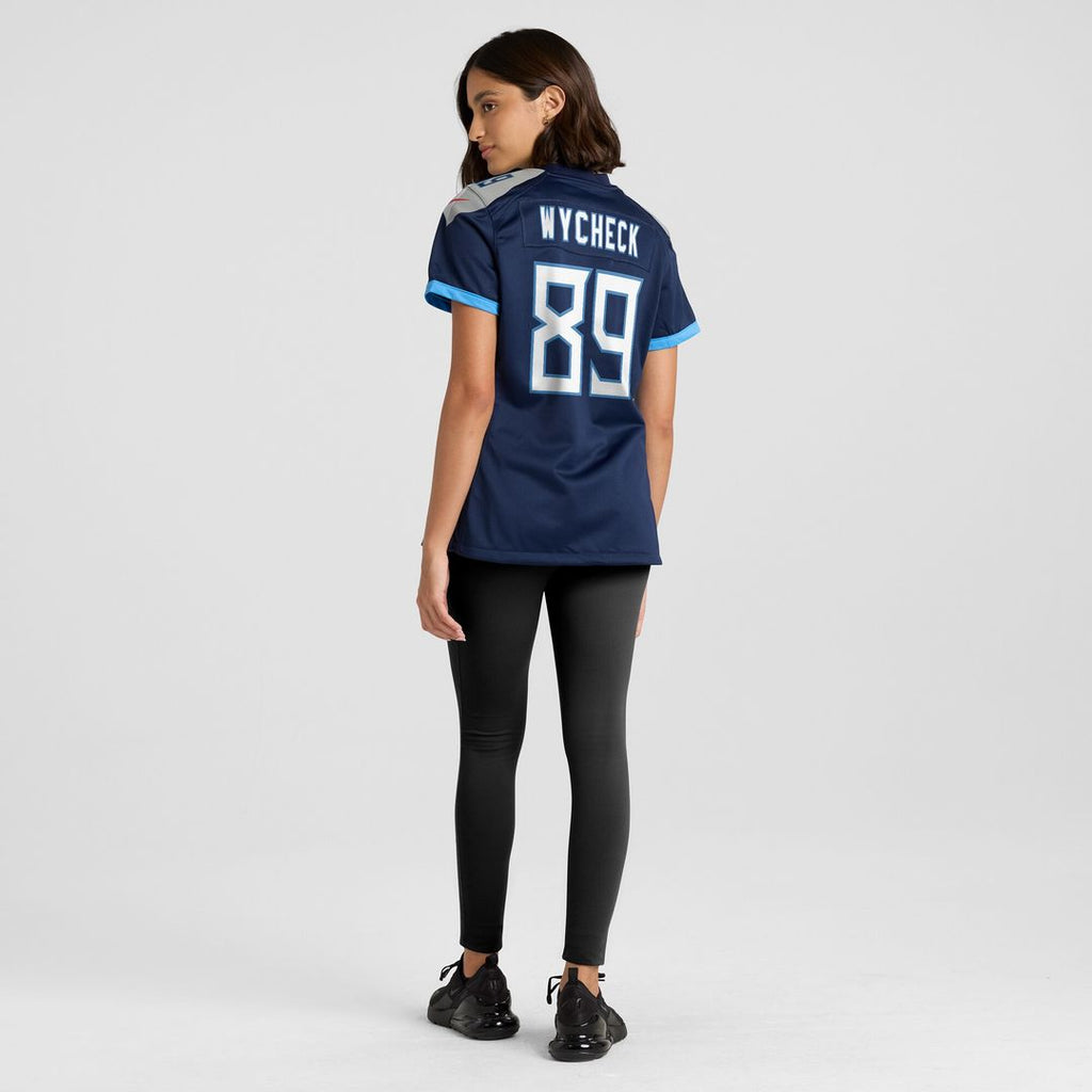 Frank Wycheck Tennessee Titans Nike Women's Game Retired Player Jersey - Navy