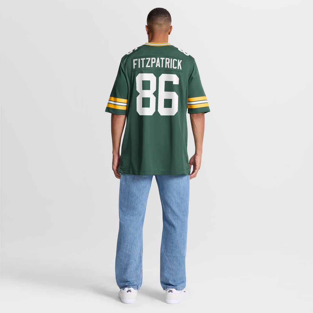 John FitzPatrick Green Bay Packers Nike Team Game Jersey -  Green