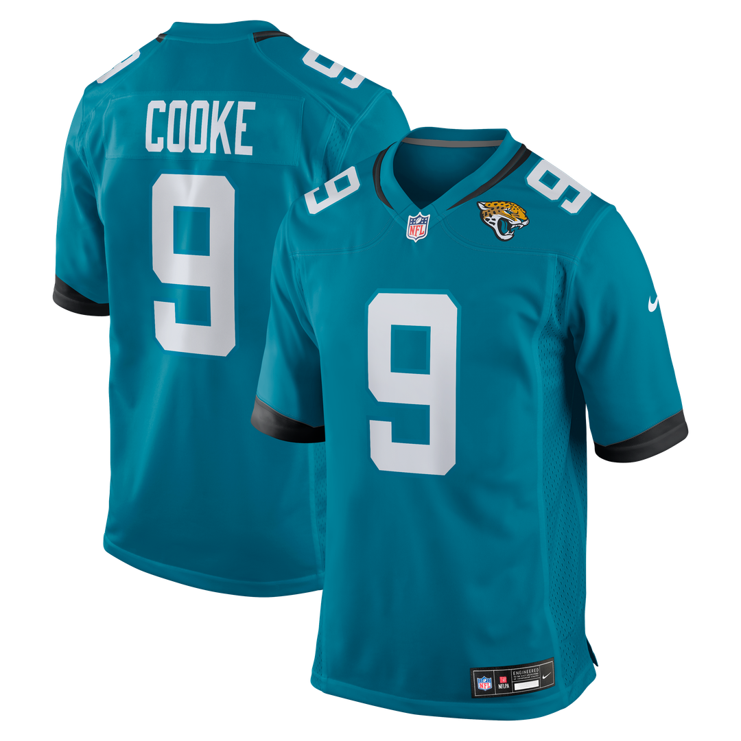 Logan Cooke Jacksonville Jaguars Nike Game Jersey - Teal