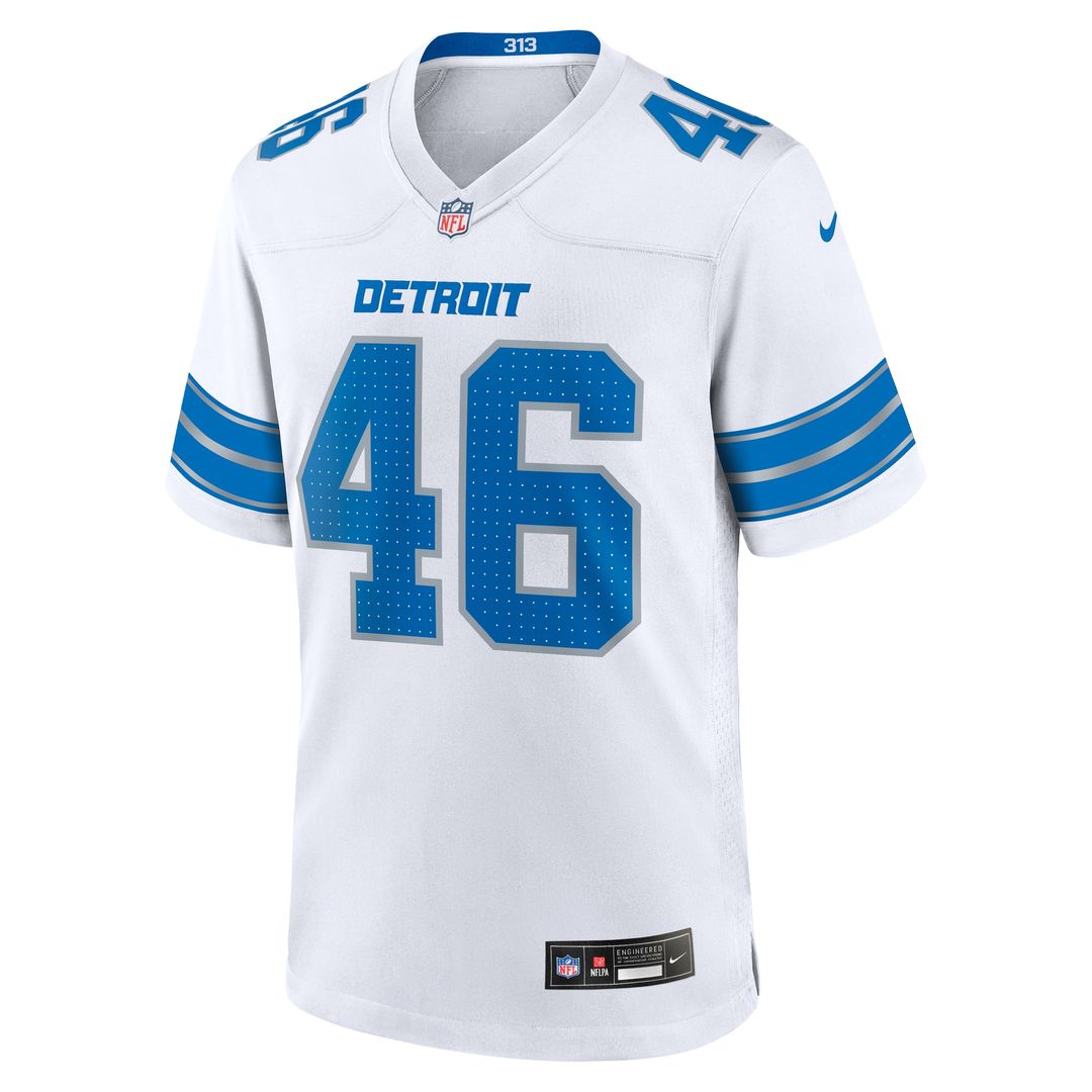 Jack Campbell Detroit Lions Nike Game Jersey - Blue