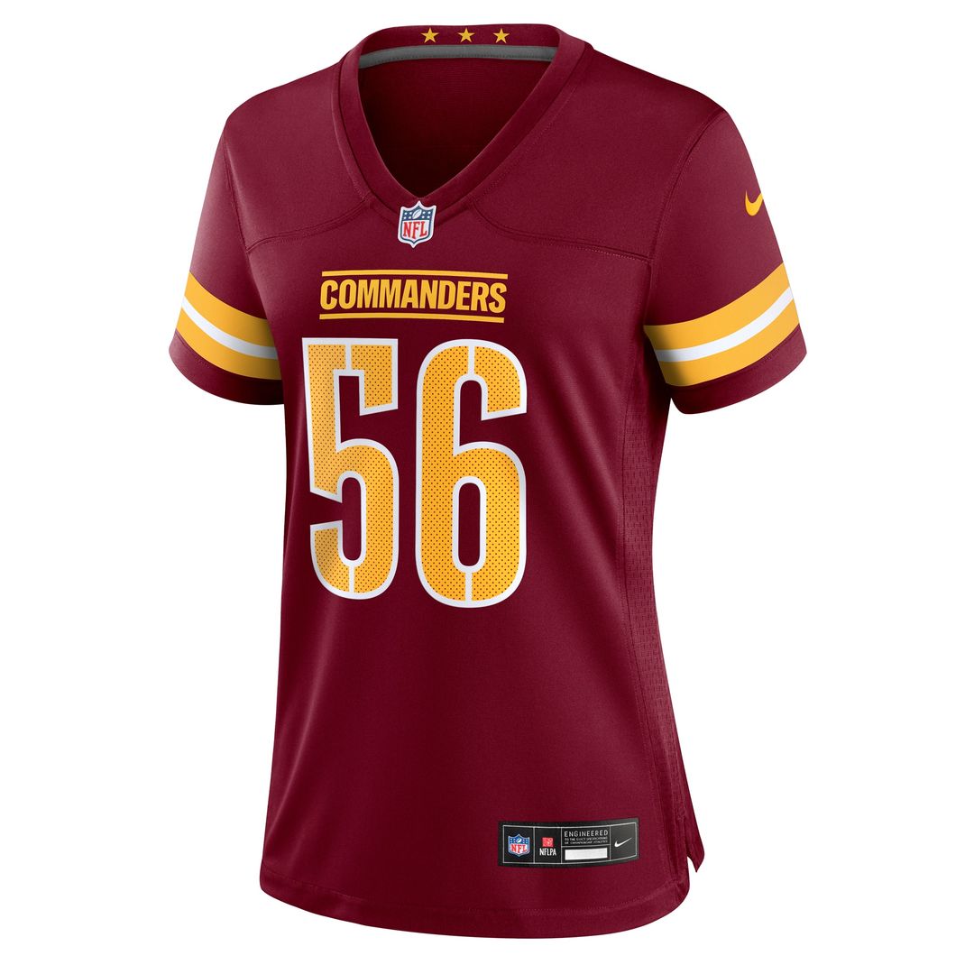 Kain Medrano Washington Commanders Nike Women's Team Game Jersey -  Burgundy