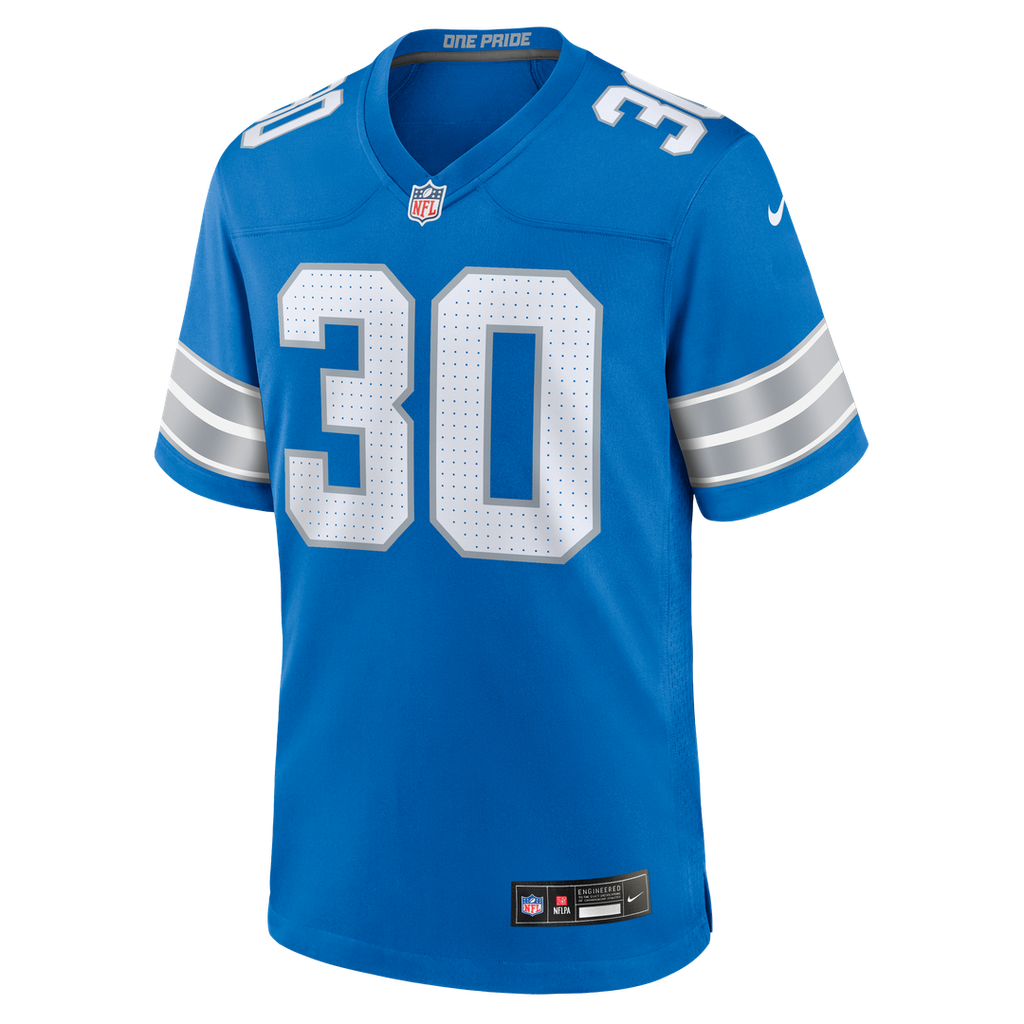 Khalil Dorsey Detroit Lions Nike Team Game Jersey -  Blue