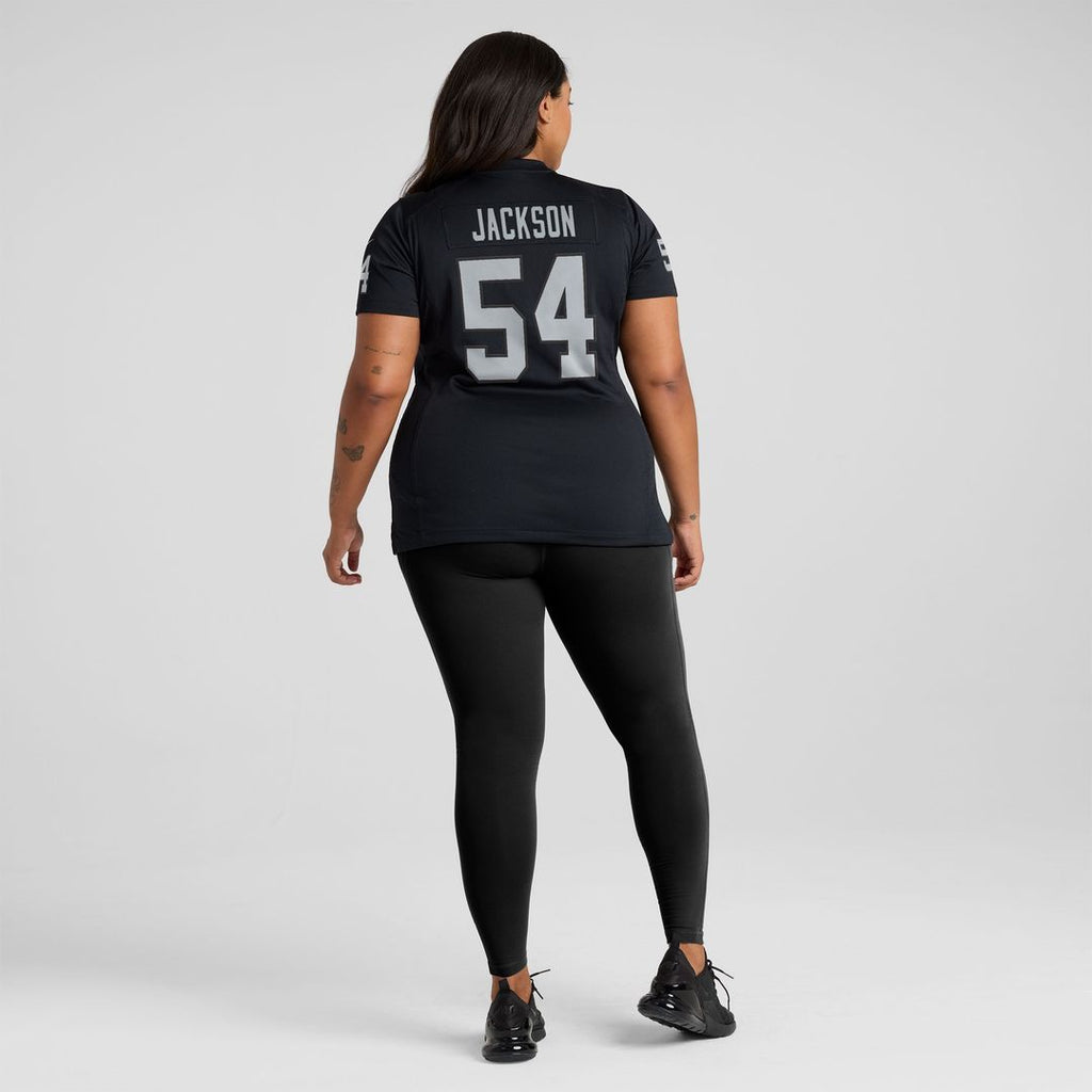 Brennan Jackson Las Vegas Raiders Nike Women's Team Game Jersey -  Black