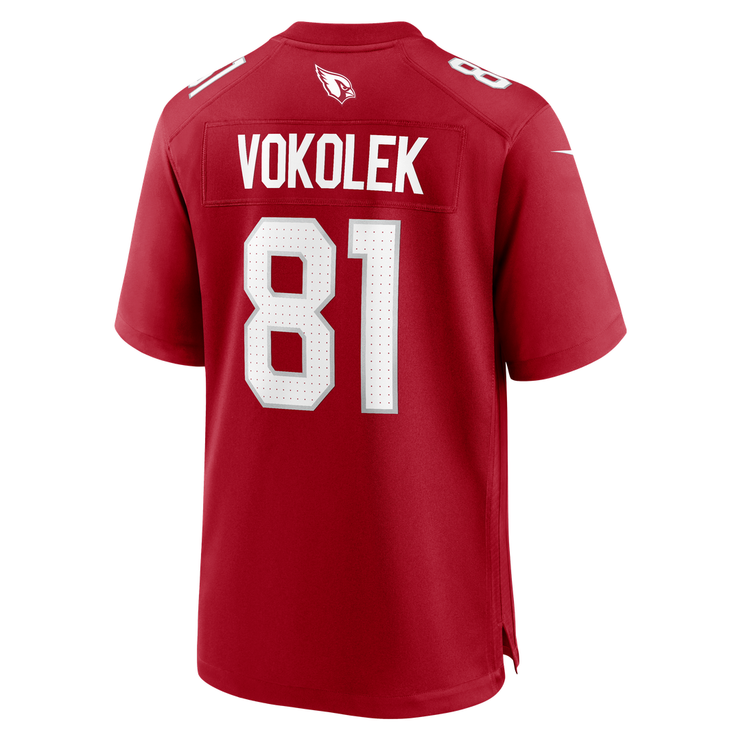 Travis Vokolek Arizona Cardinals Nike Team Game Jersey -  Cardinal