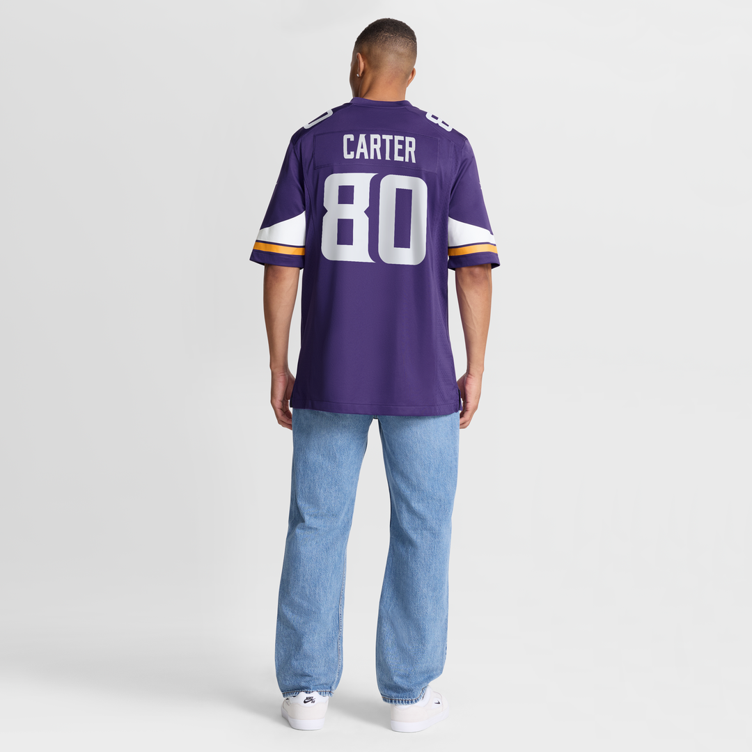 Cris Carter Minnesota Vikings Nike Game Retired Player Jersey - Purple