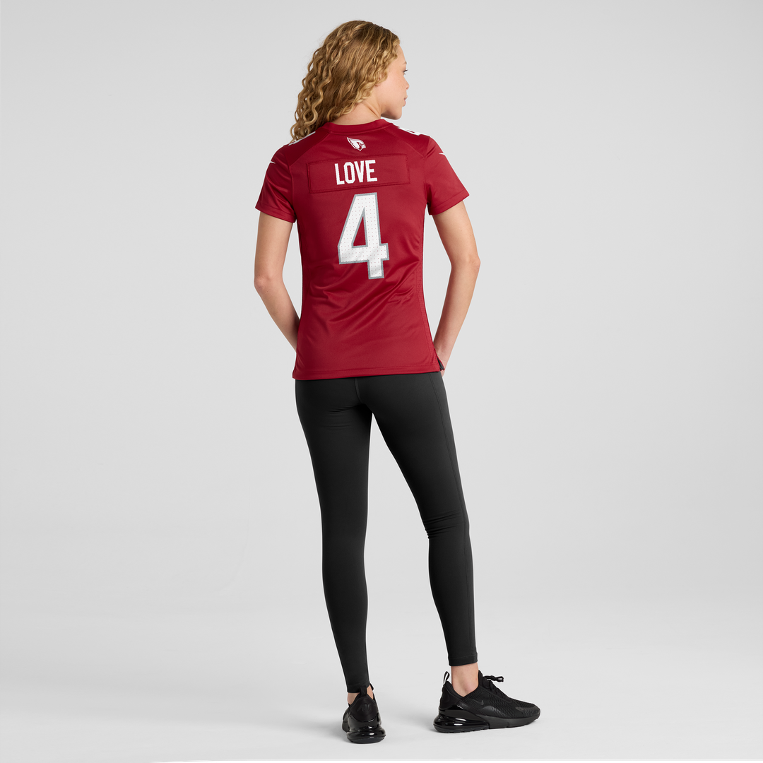 Jeremiyah Love Arizona Cardinals Nike Women's Game Jersey - Cardinal