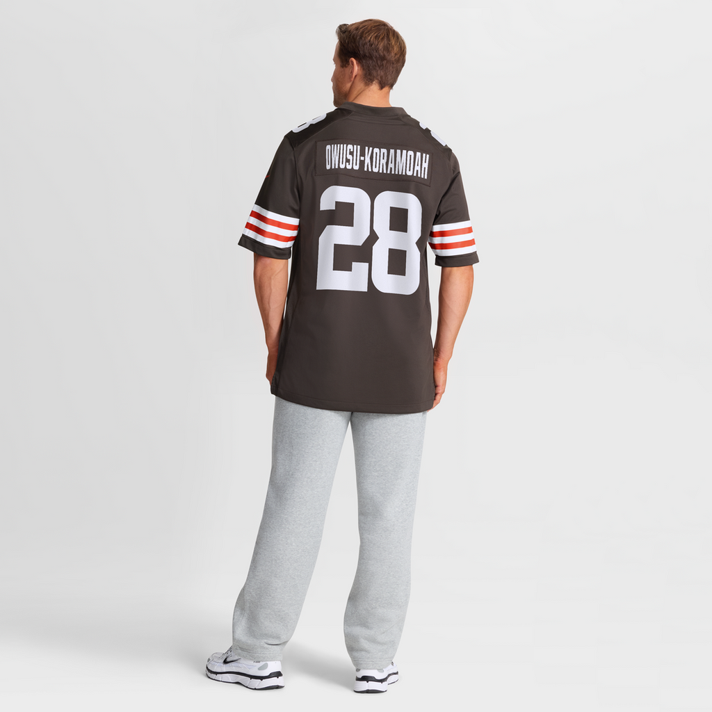 Jeremiah Owusu-Koramoah Cleveland Browns Nike Game Player Jersey - Brown