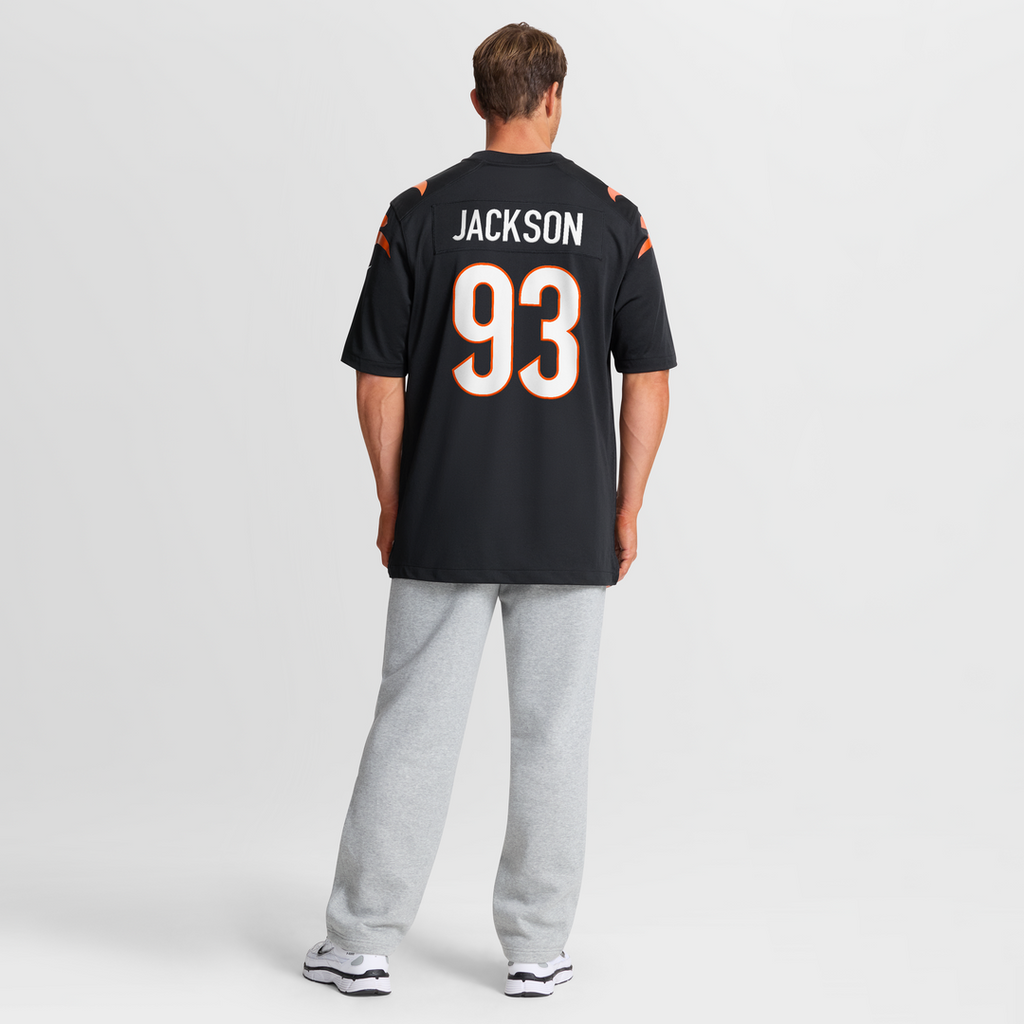 McKinnley Jackson Cincinnati Bengals Nike  Game Jersey -  Black