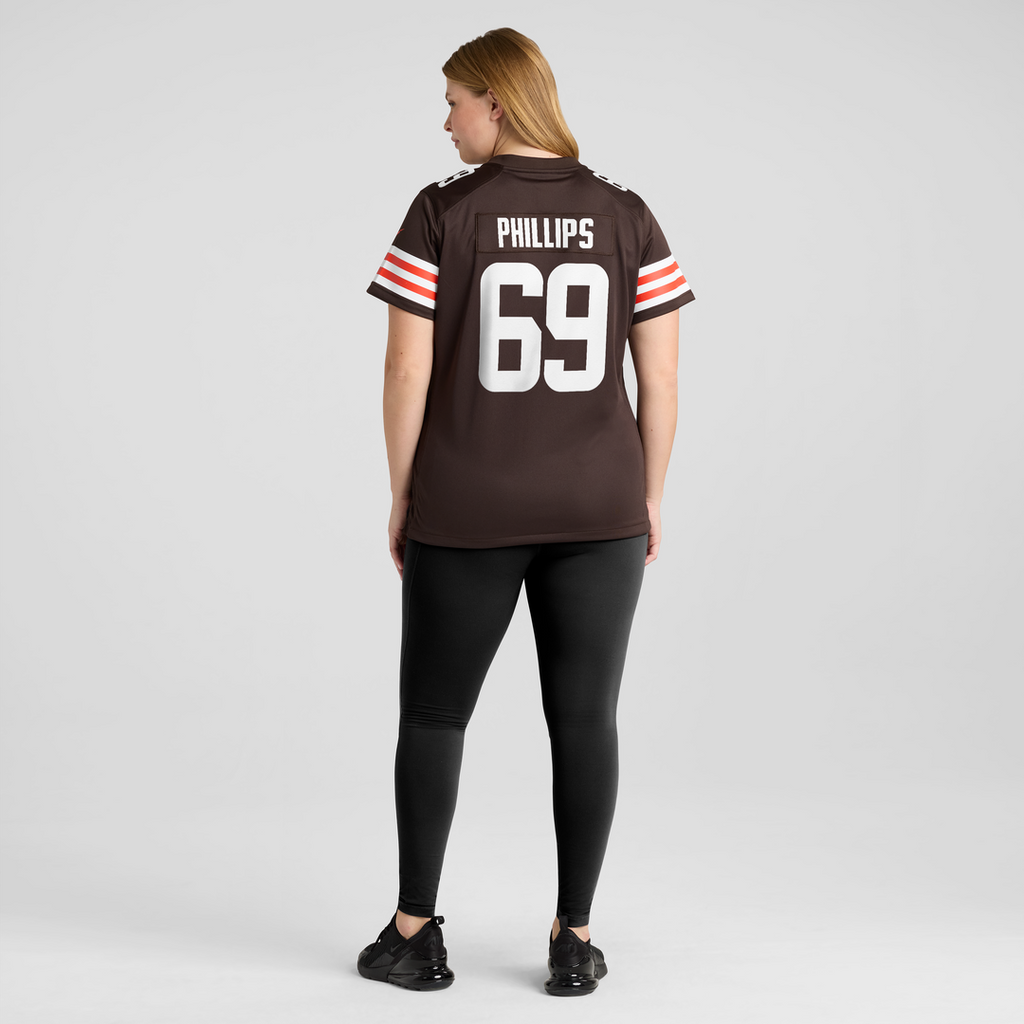 Tyre Phillips Cleveland Browns Nike Women's Team Game Jersey -  Brown