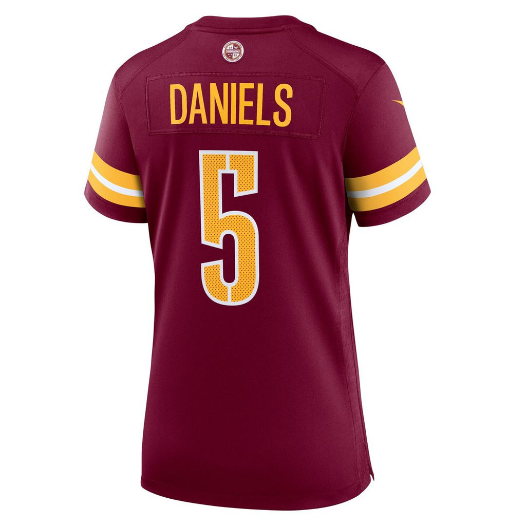 Jayden Daniels Washington Commanders Nike Women's Alternate Game Player Jersey - Black