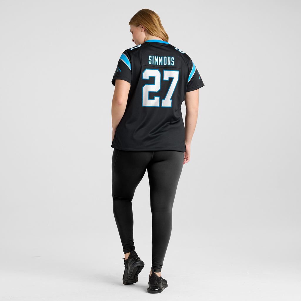 Isaiah Simmons Carolina Panthers Nike Women's Team Game Jersey -  Black
