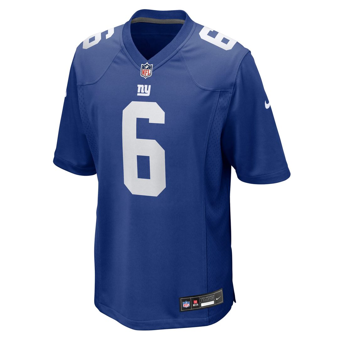 Jaxson Dart New York Giants Nike Alternate Century Red Game Jersey - Red