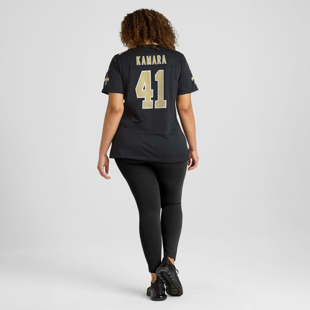 Alvin Kamara New Orleans Saints Nike Women's Game Jersey - Black