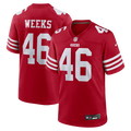 Jon Weeks San Francisco 49ers Nike Team Game Jersey -  Scarlet