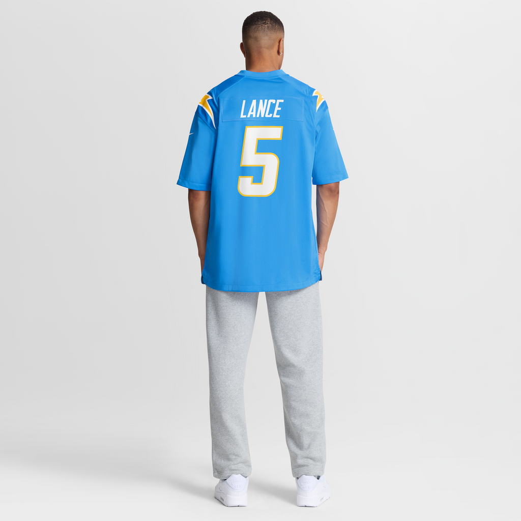 Trey Lance Los Angeles Chargers Nike Team Game Jersey -  Powder Blue