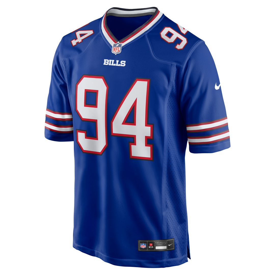 Landon Jackson Buffalo Bills Nike Team Game Jersey -  Royal