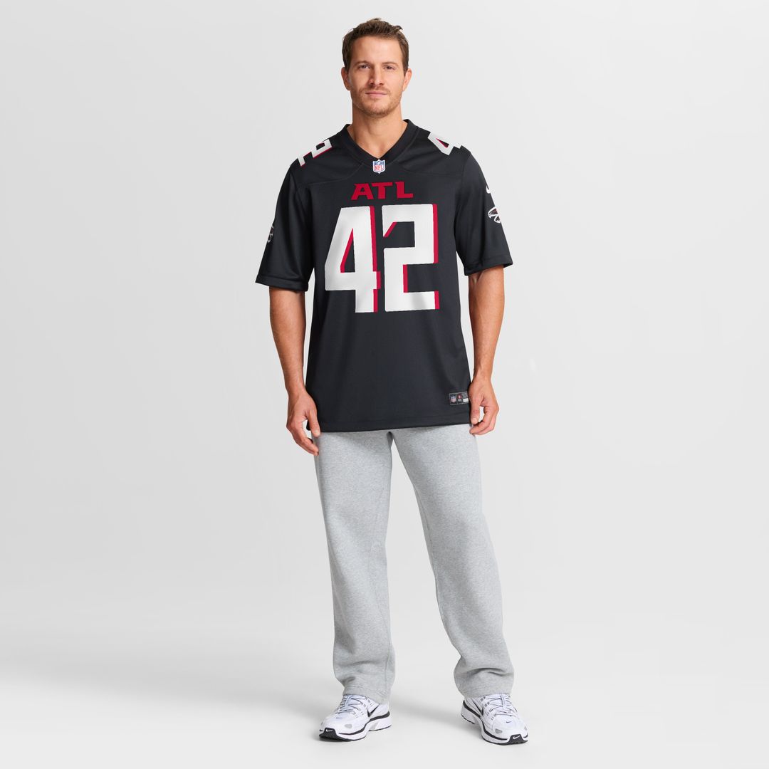Josh Woods Atlanta Falcons Nike Team Game Jersey -  Black