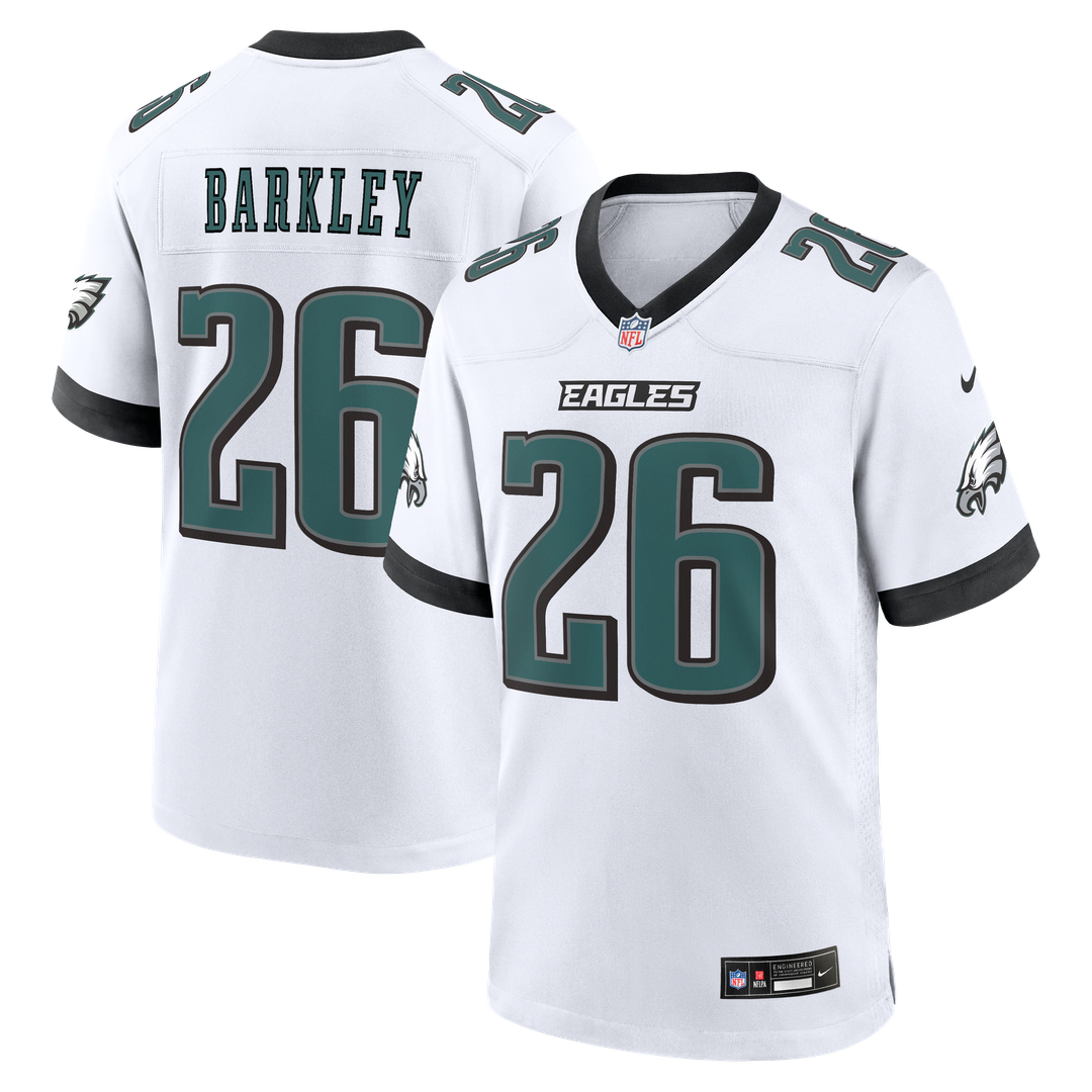 Saquon Barkley Philadelphia Eagles Nike Game Jersey -  White
