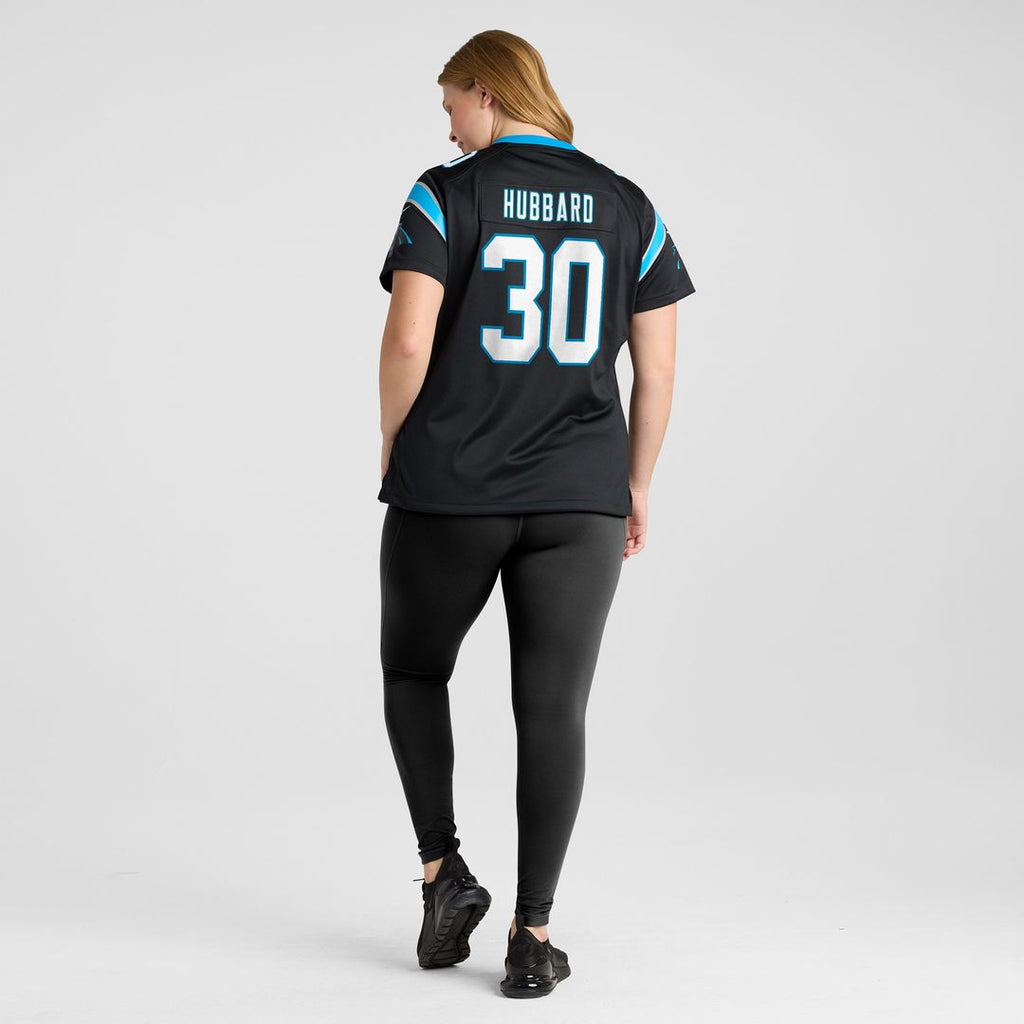 Chuba Hubbard Carolina Panthers Nike Women's Team Game Jersey - Black