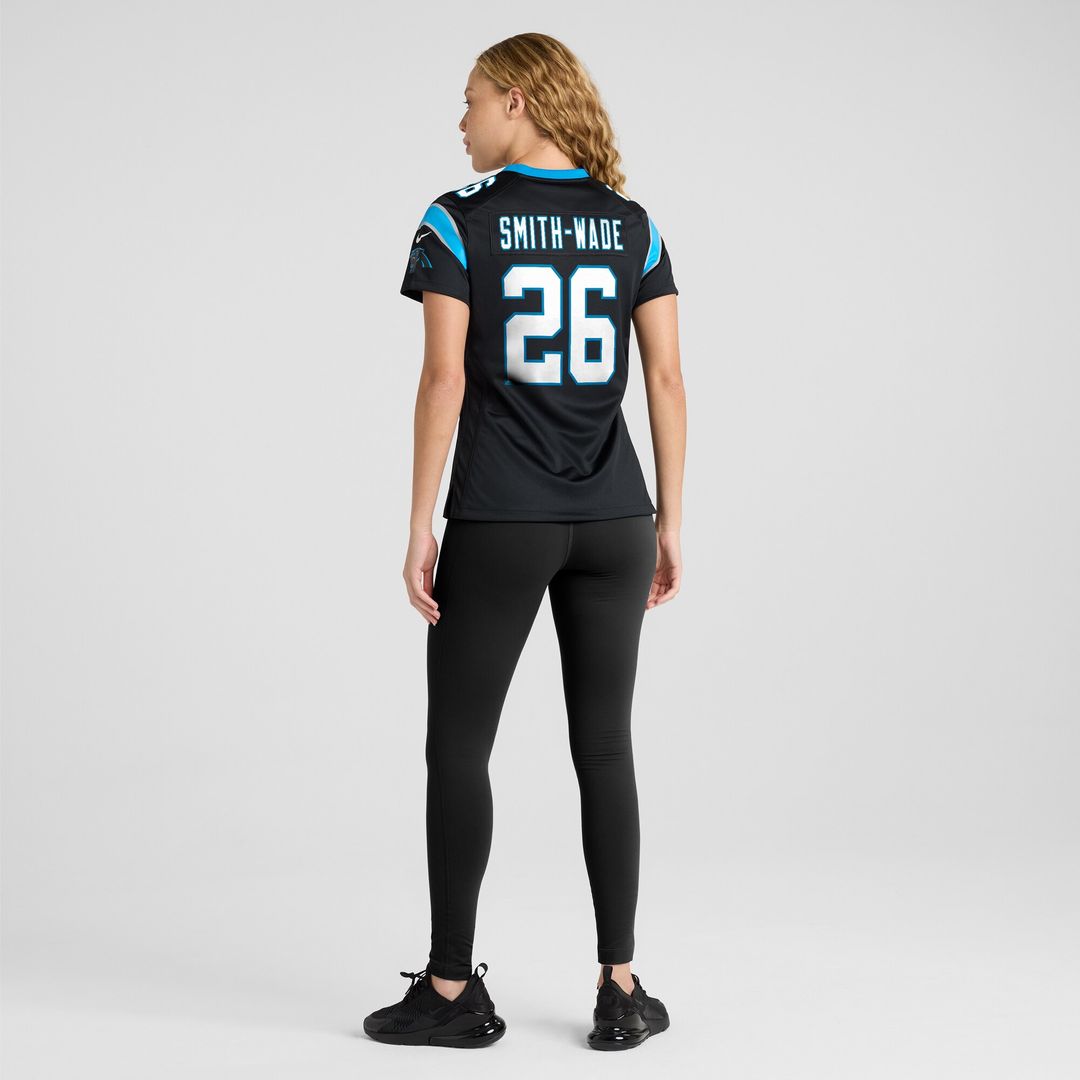 Chau Smith-Wade Carolina Panthers Nike Women's  Game Jersey -  Black