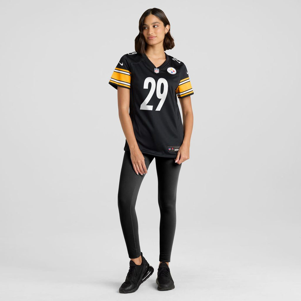 Eli Heidenreich Pittsburgh Steelers Nike Women's Team Game Jersey -  Black