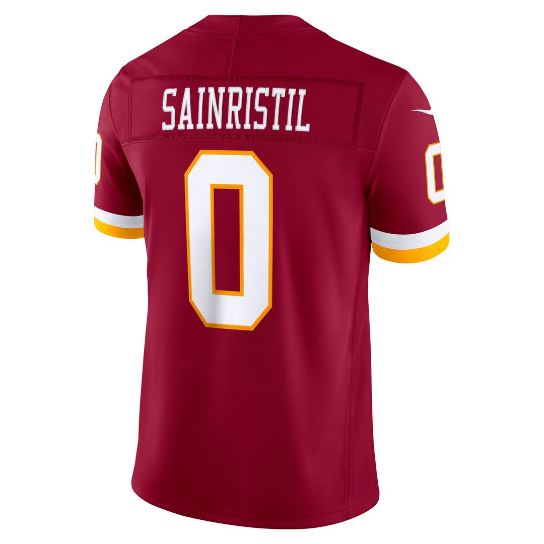 Mike Sainristil Washington Commanders Nike Vapor F.U.S.E. Stitched Limited Jersey - White