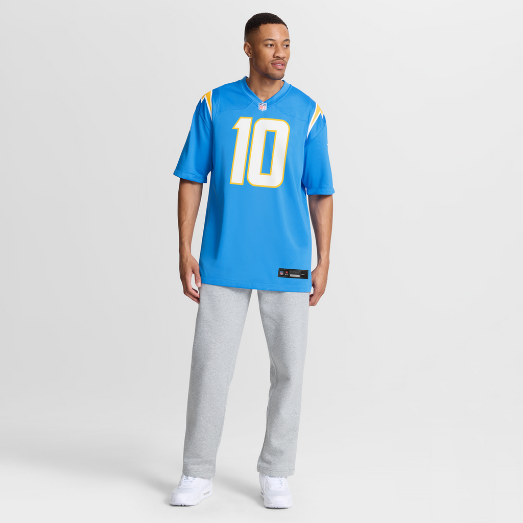 Justin Herbert Los Angeles Chargers Nike Player Game Jersey - Powder Blue