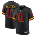 Luke McCaffrey Washington Commanders Nike Hail Raiser Alternate Game Jersey - Black