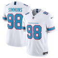 Jeffery Simmons Tennessee Titans Nike Vapor F.U.S.E. Stitched Limited Jersey - White