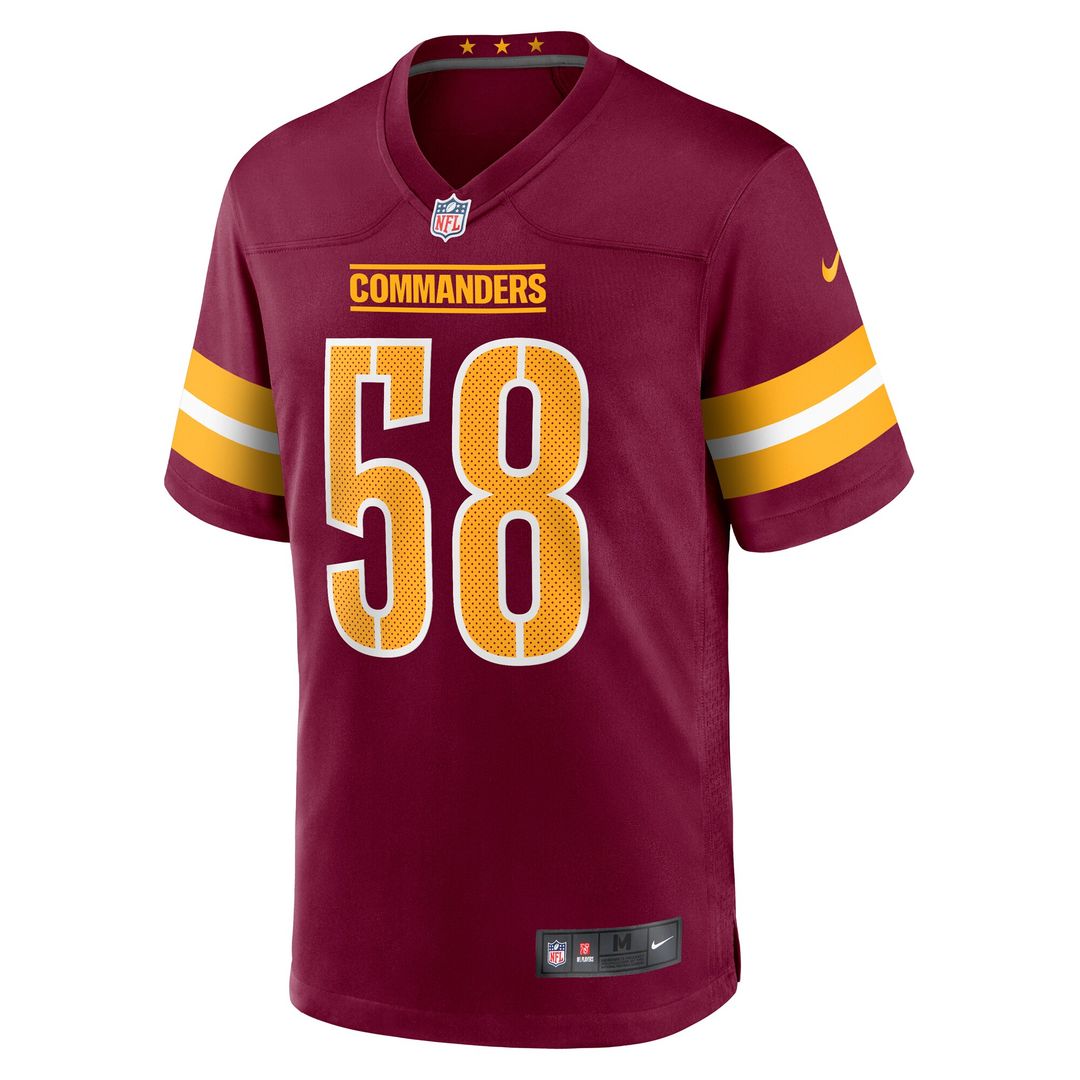 Jordan Magee Washington Commanders Nike  Game Jersey -  Burgundy