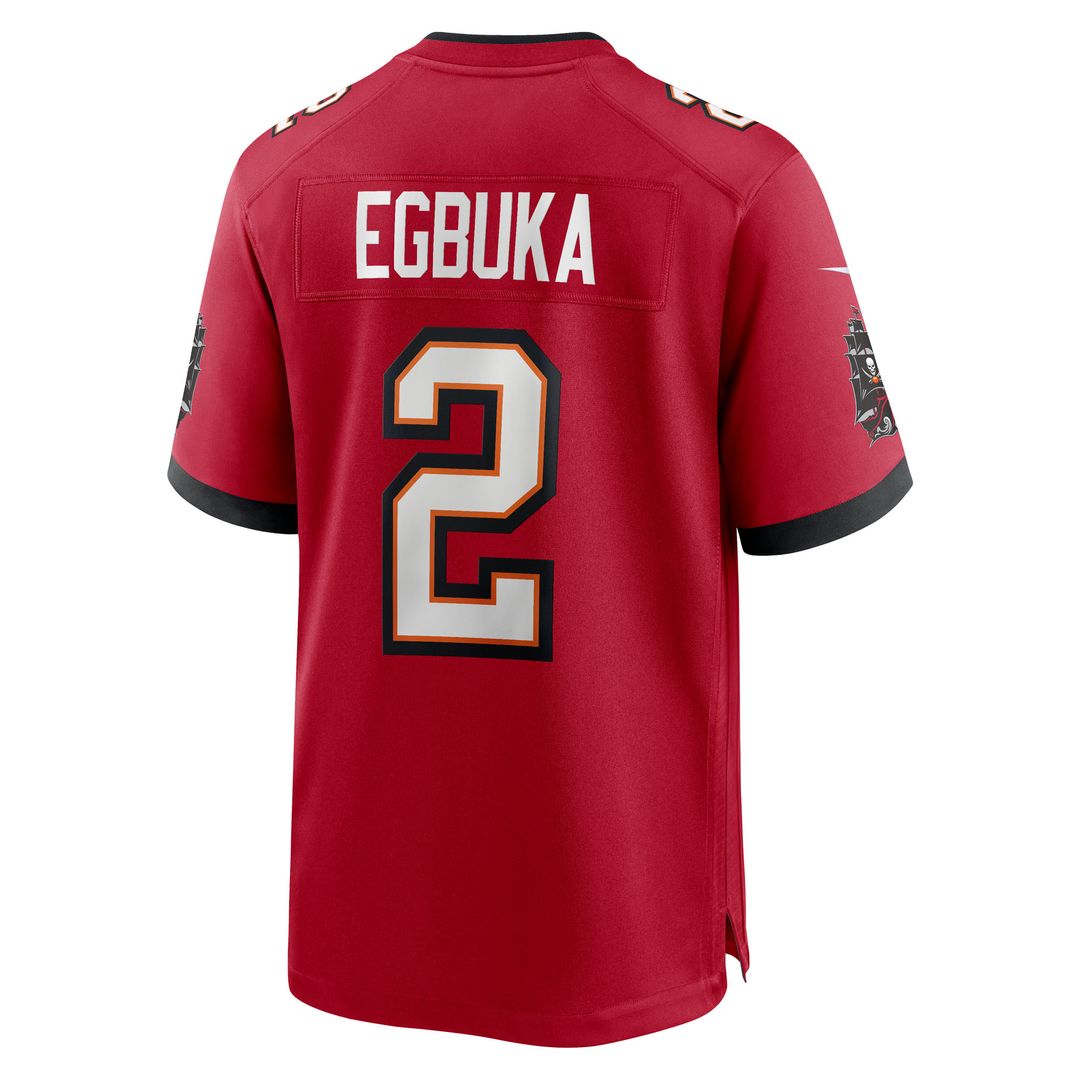 Emeka Egbuka Tampa Bay Buccaneers Nike Alternate Game Player Jersey - Pewter