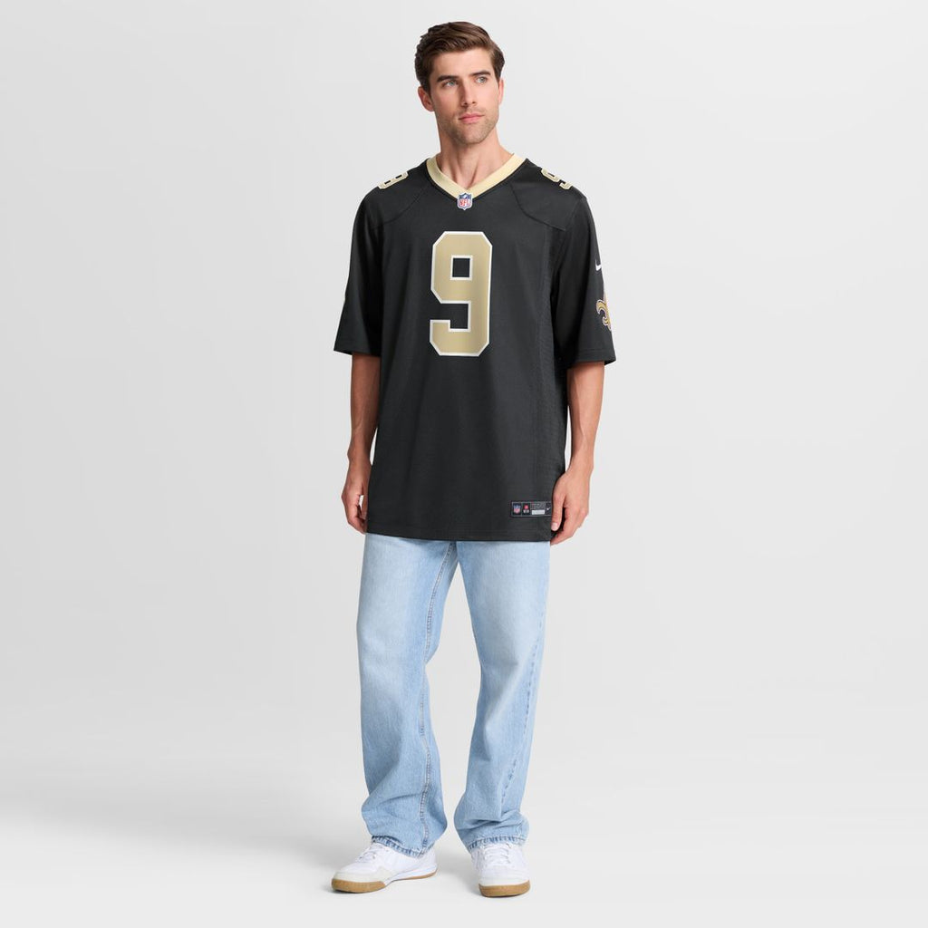 Drew Brees New Orleans Saints Nike Team Game Jersey -  Black