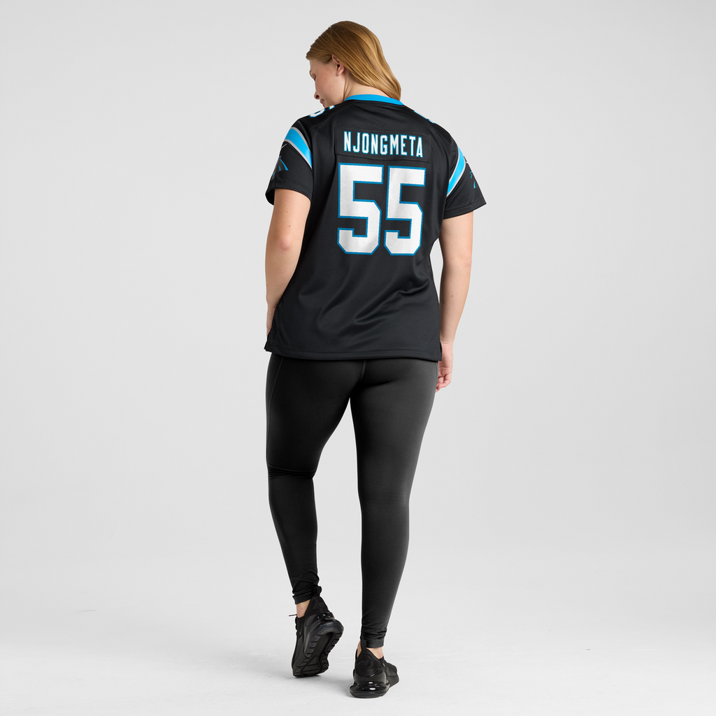 Maema Njongmeta Carolina Panthers Nike Women's Team Game Jersey -  Black