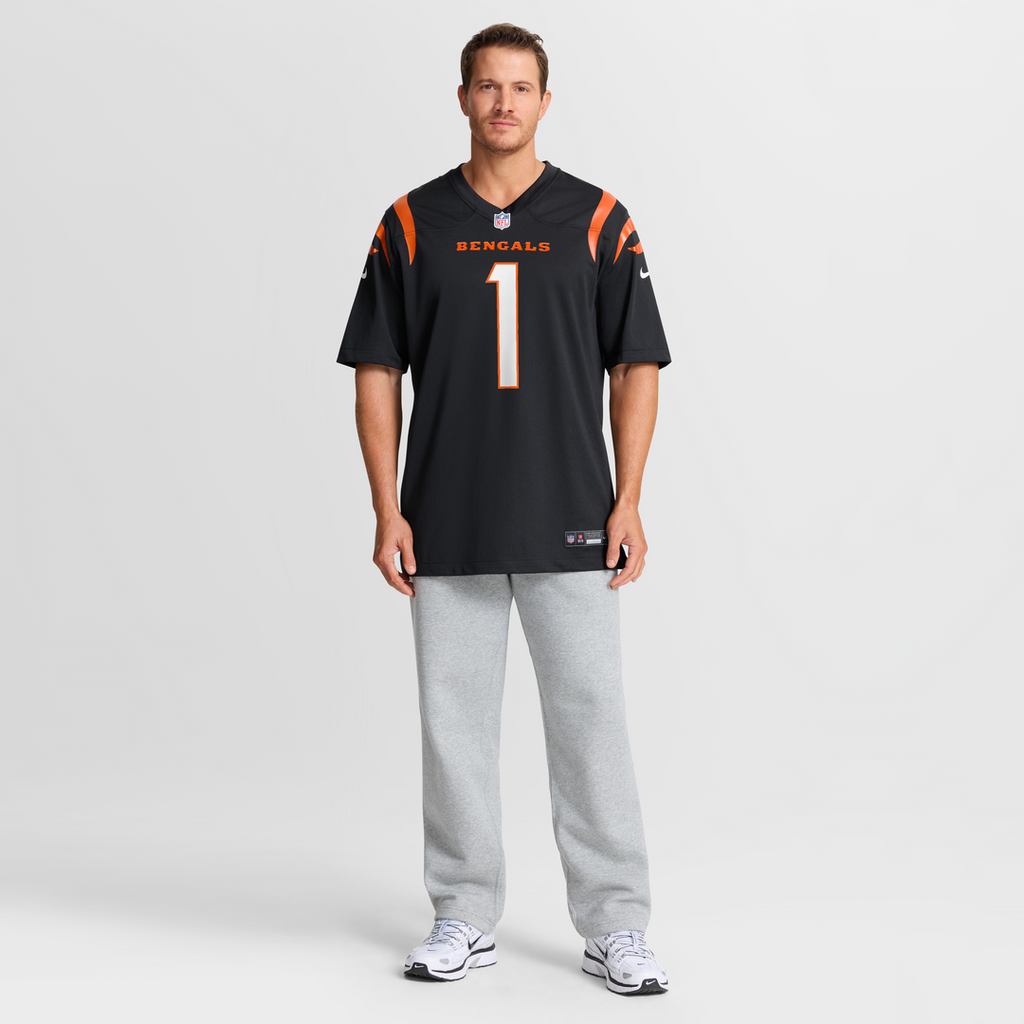 Ja'Marr Chase Cincinnati Bengals Nike Game Jersey - Black
