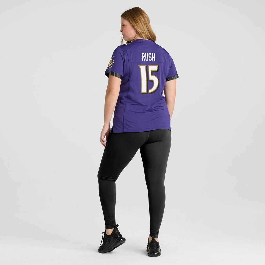 Cooper Rush Baltimore Ravens Nike Women's Team Game Jersey -  Purple