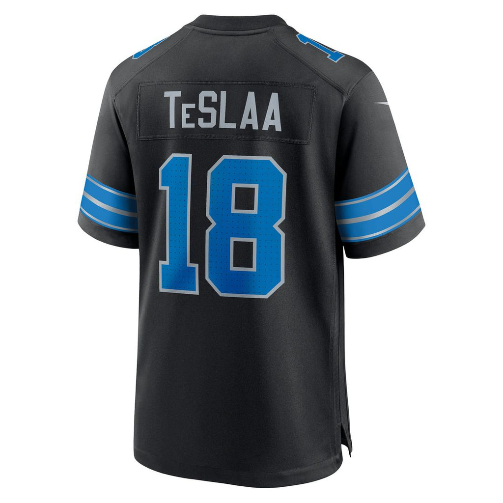 Isaac TeSlaa Detroit Lions Nike Alternate Game Player Jersey - Black