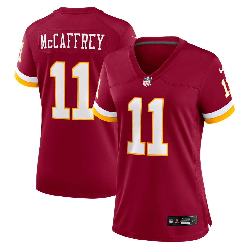 Luke McCaffrey Washington Commanders Nike Women's Game Jersey - Burgundy