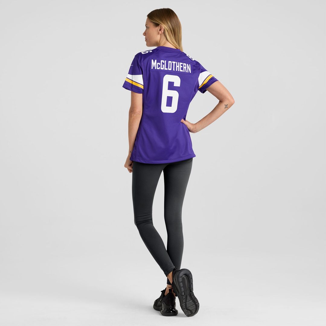 Dwight McGlothern Minnesota Vikings Nike Women's Team Game Jersey -  Purple