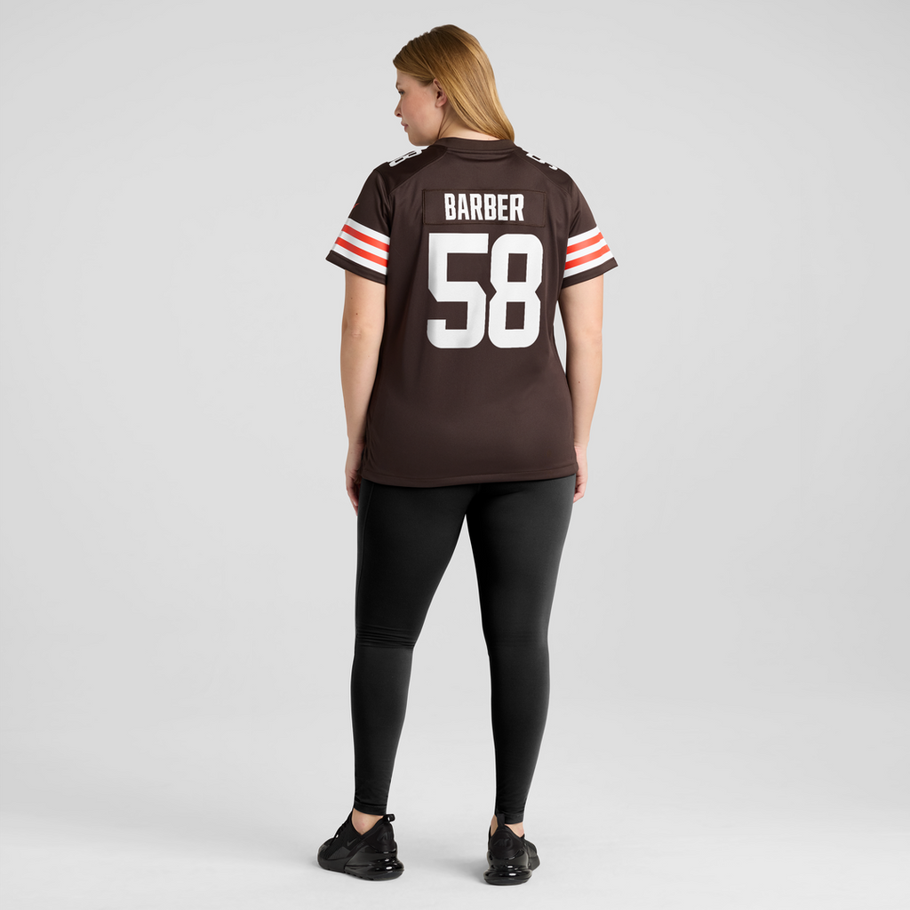 Austin Barber Cleveland Browns Nike Women's Team Game Jersey -  Brown