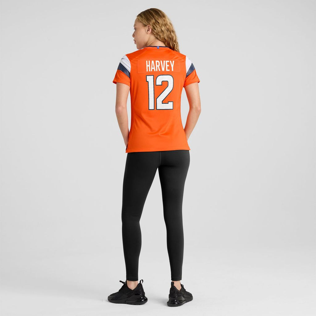 RJ Harvey Denver Broncos Nike Women's Team Game Jersey -  Orange
