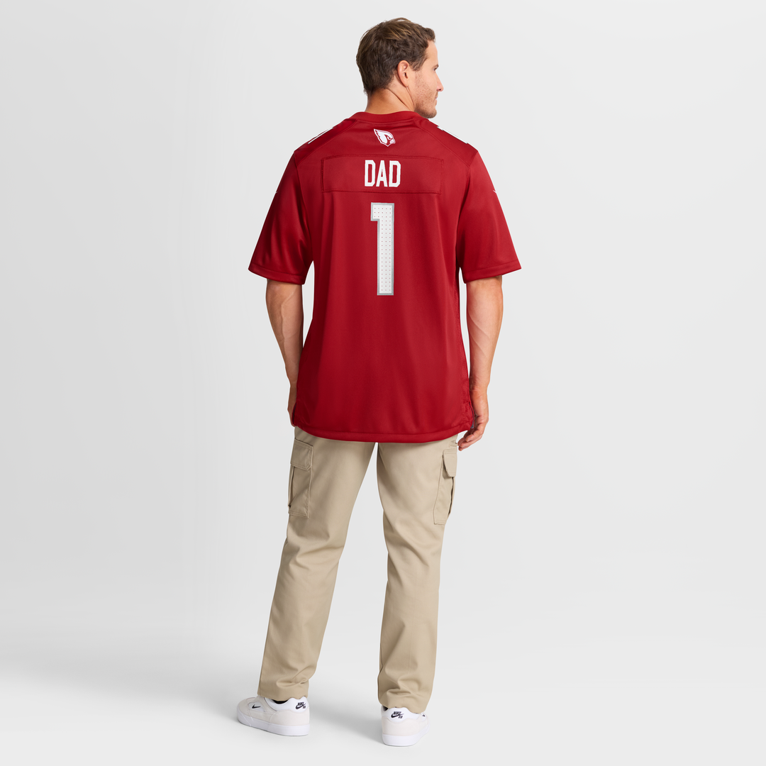 Number 1 Dad Arizona Cardinals Nike Game Jersey - Cardinal