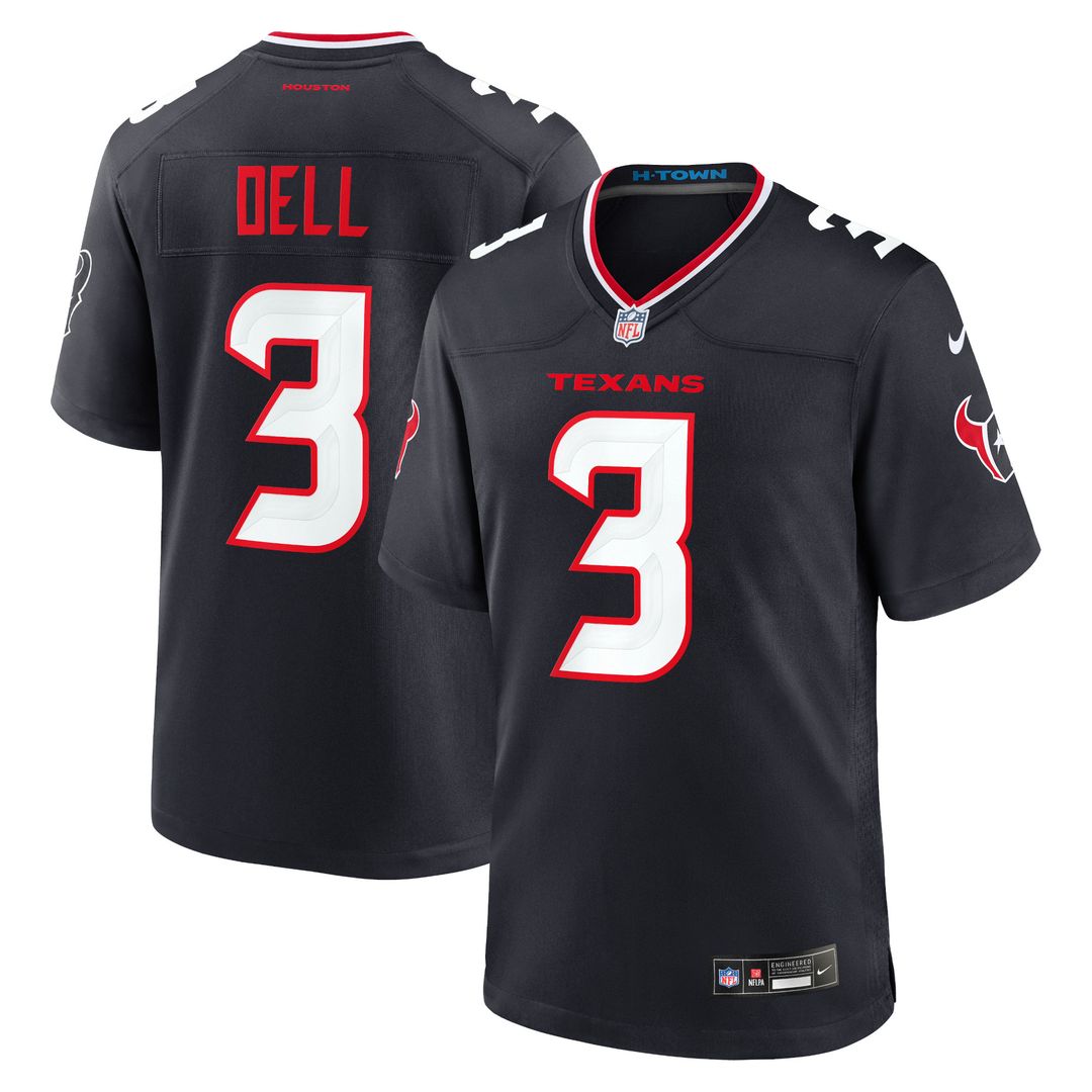 Tank Dell Houston Texans Nike Game Jersey -  White