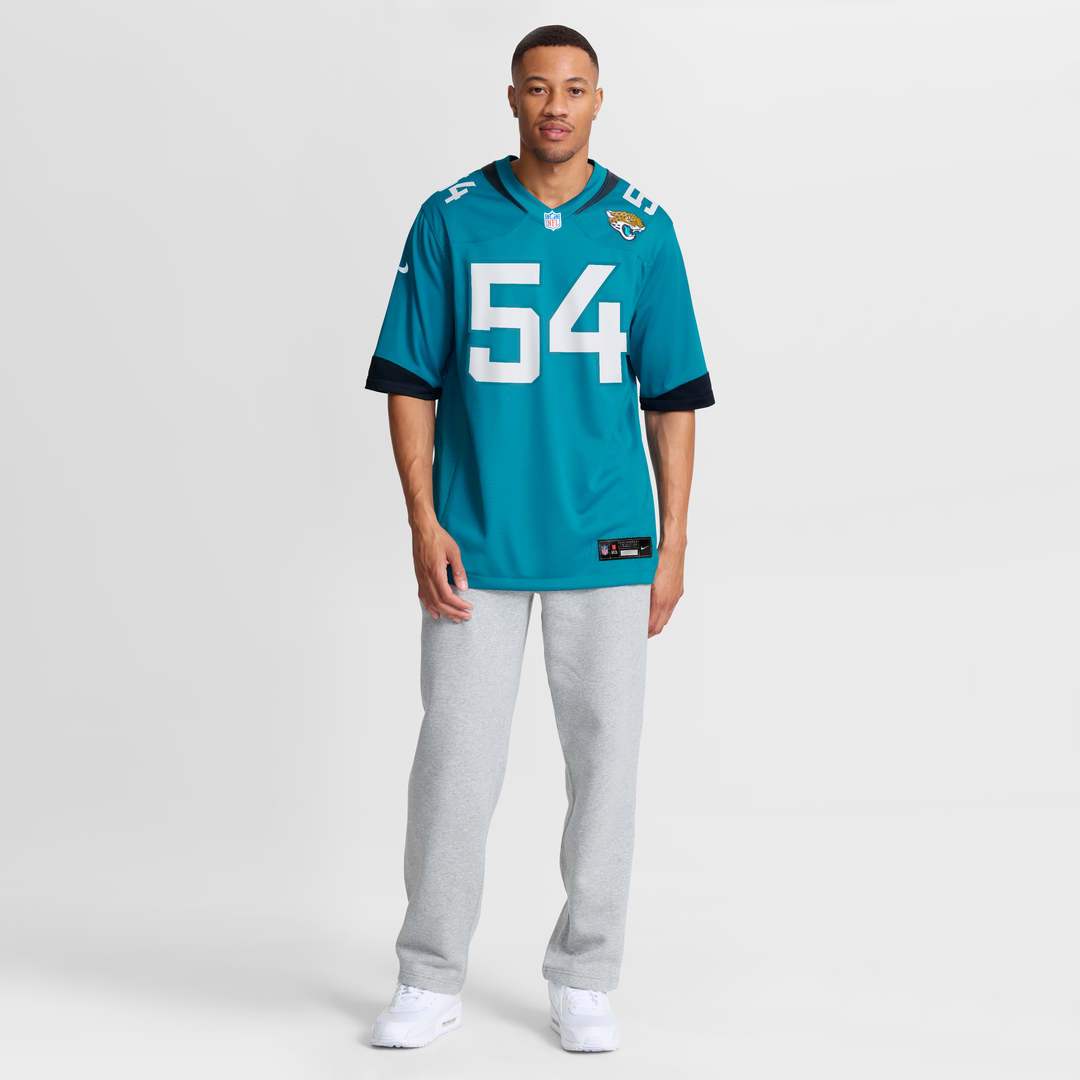 Jack Kiser Jacksonville Jaguars Nike Team Game Jersey -  Teal