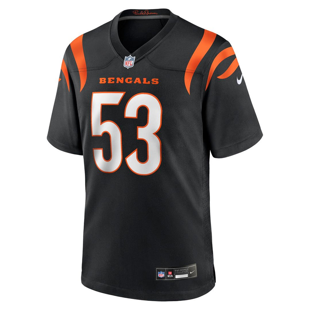 Boye Mafe Cincinnati Bengals Nike Team Game Jersey -  Black