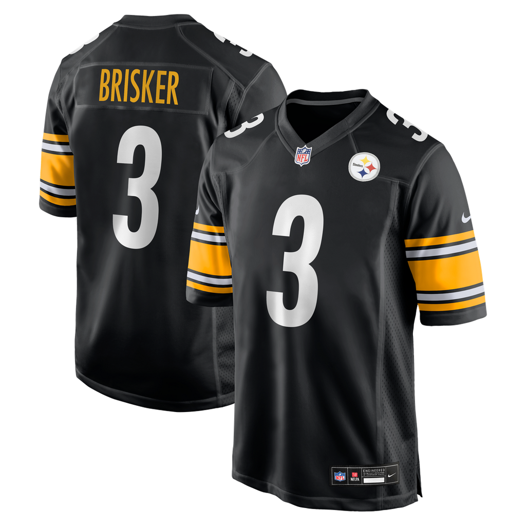 Jaquan Brisker Pittsburgh Steelers Nike Team Game Jersey - Black