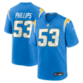 Del'Shawn Phillips Los Angeles Chargers Nike Team Game Jersey -  Powder Blue